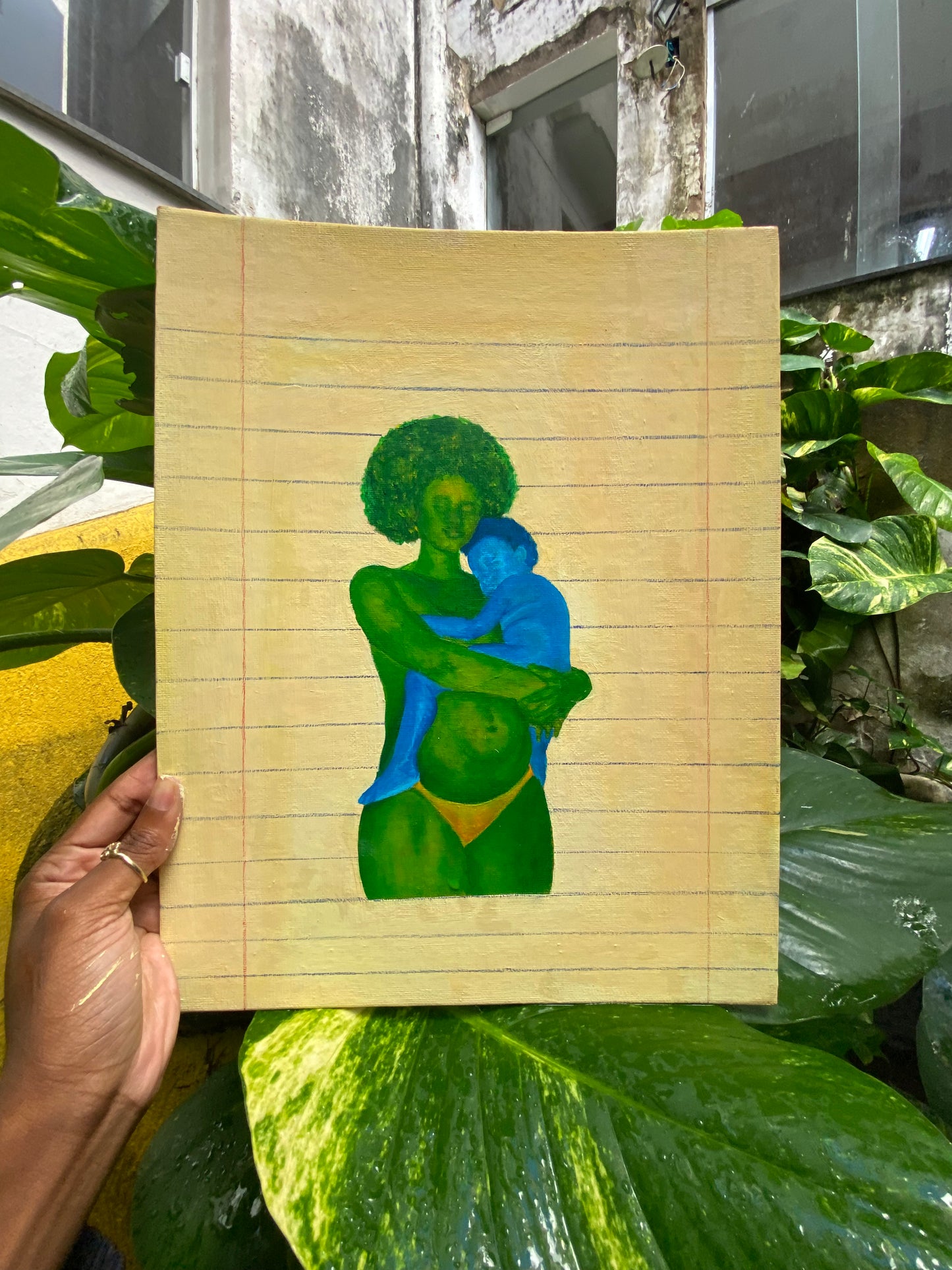 "A Soft Landing" Original Painting