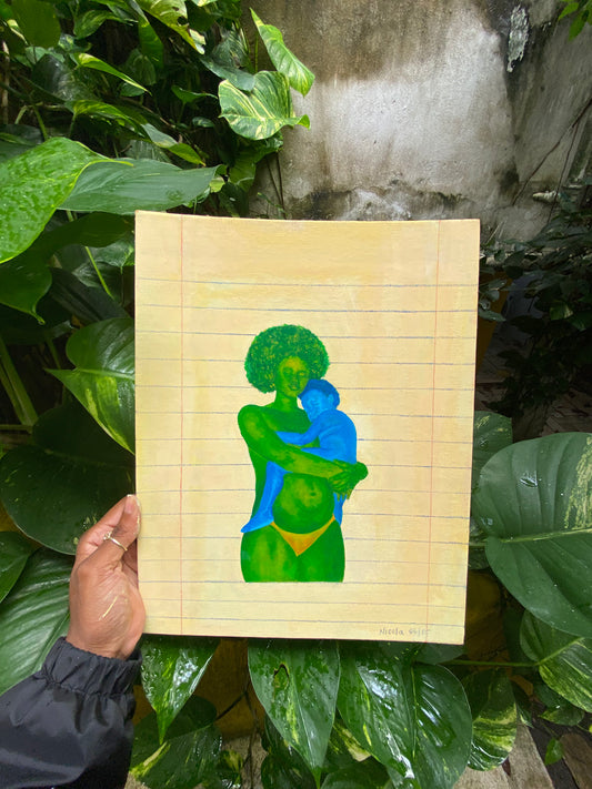 "A Soft Landing" Art Print